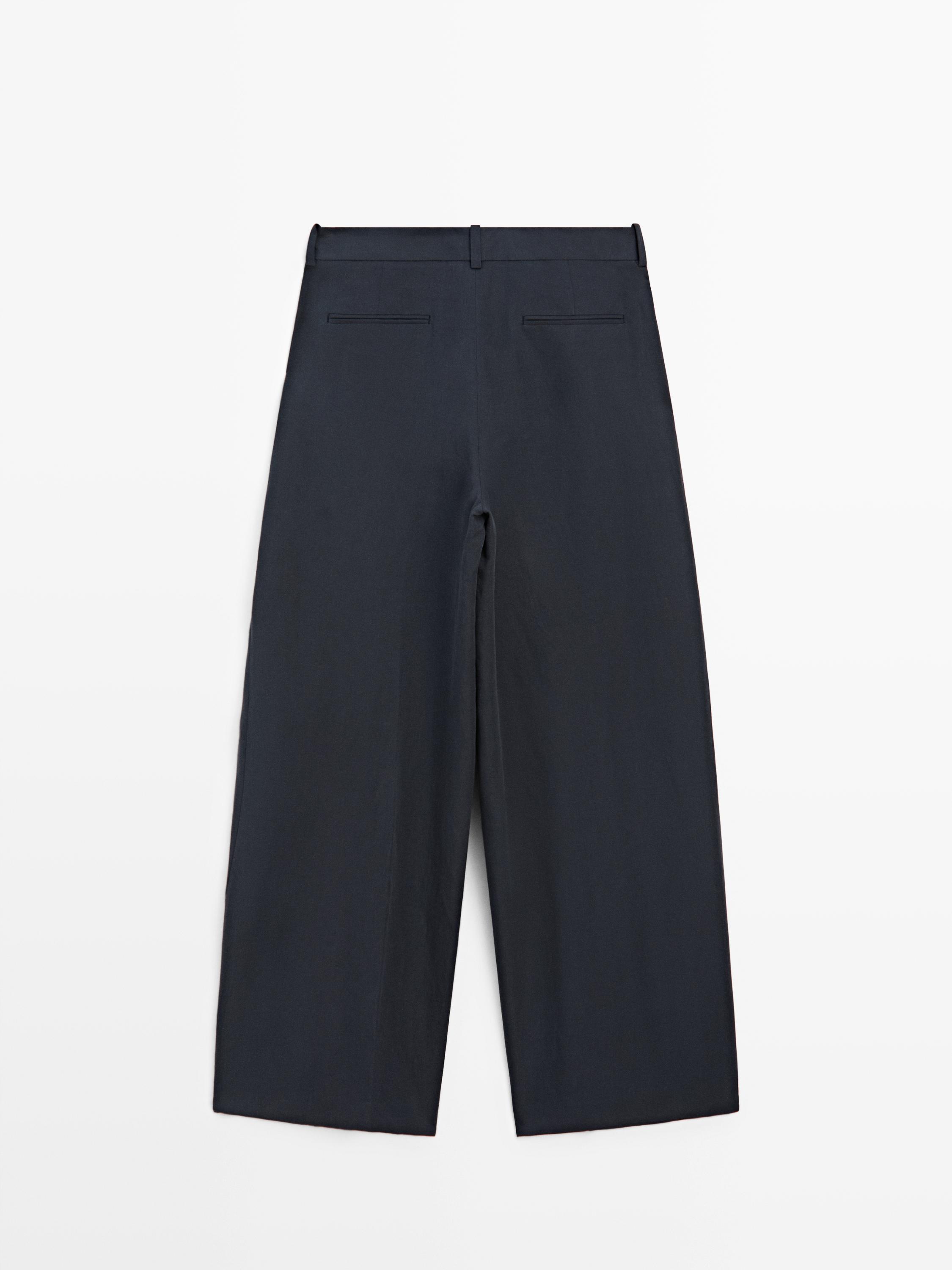 Pantalon fluide à pinces